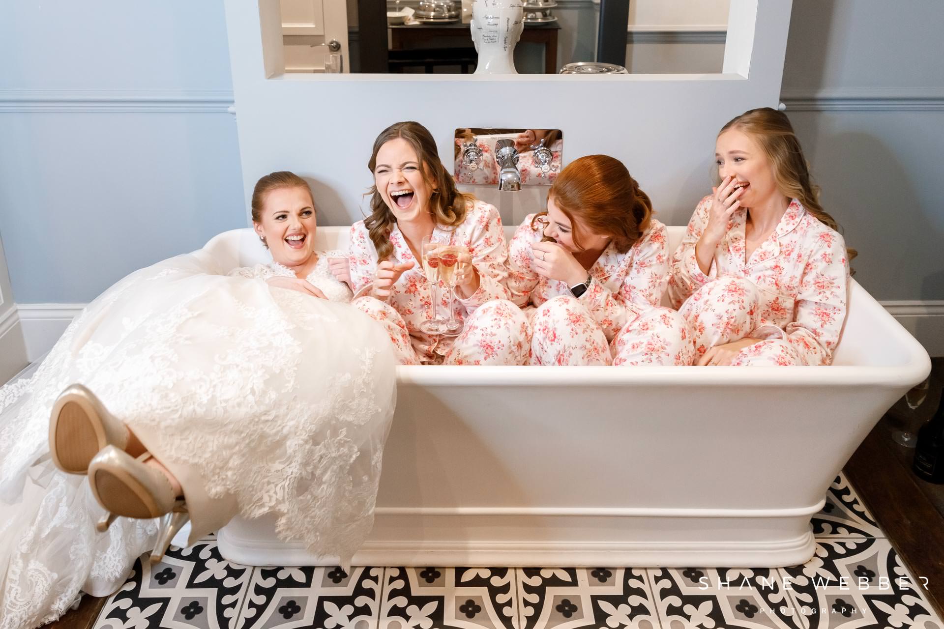 King Street Townhouse photo of bridal party in the bath