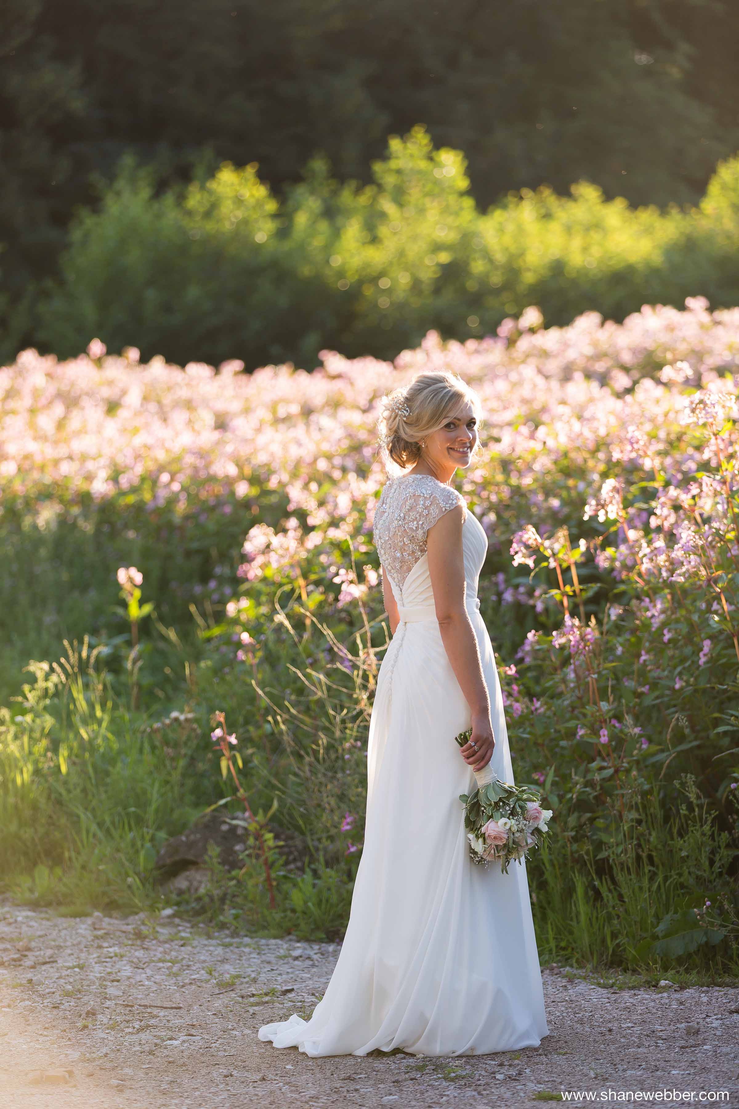 Natural Sunset Wedding Photos