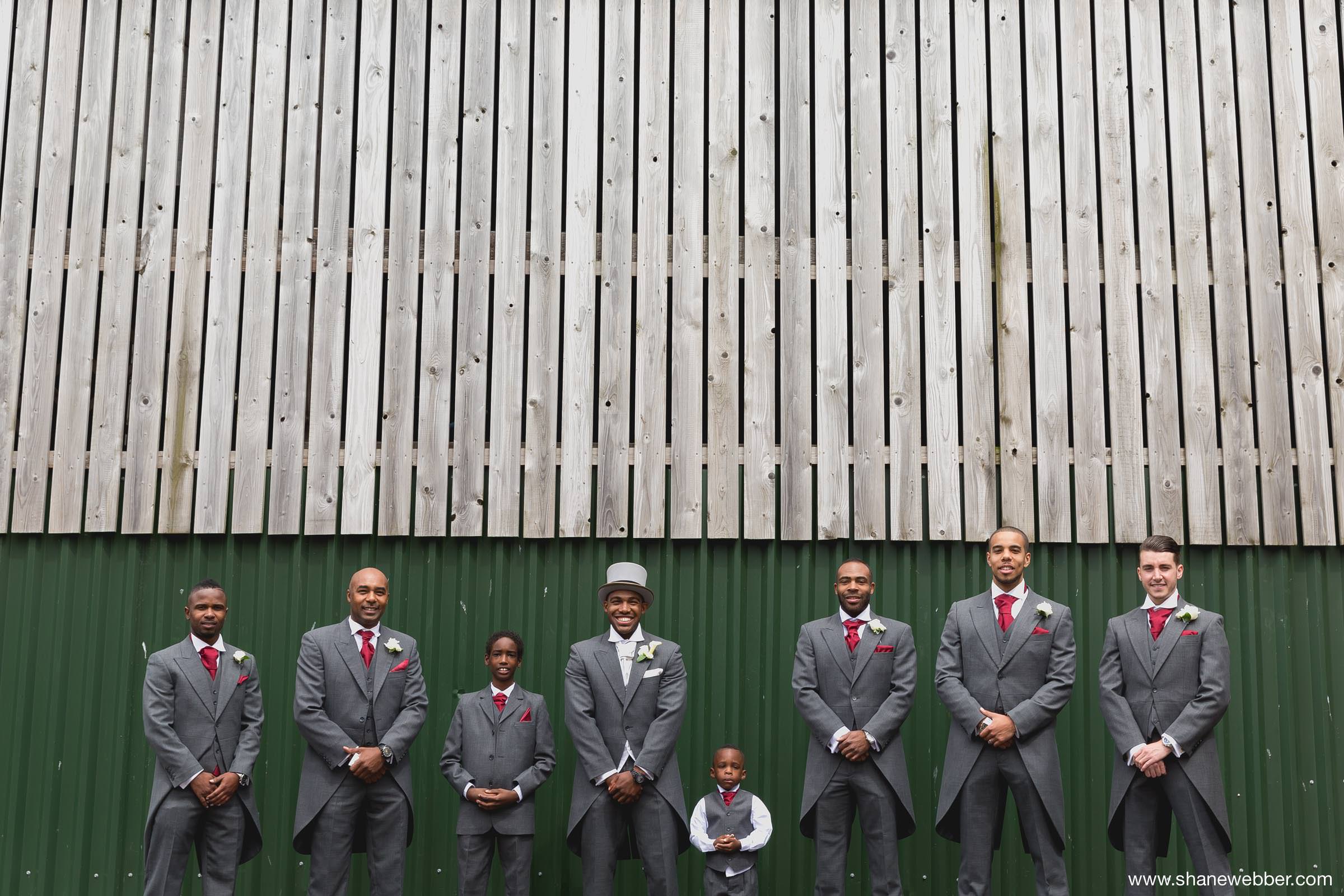 Alternative Groomsmen Wedding Photos