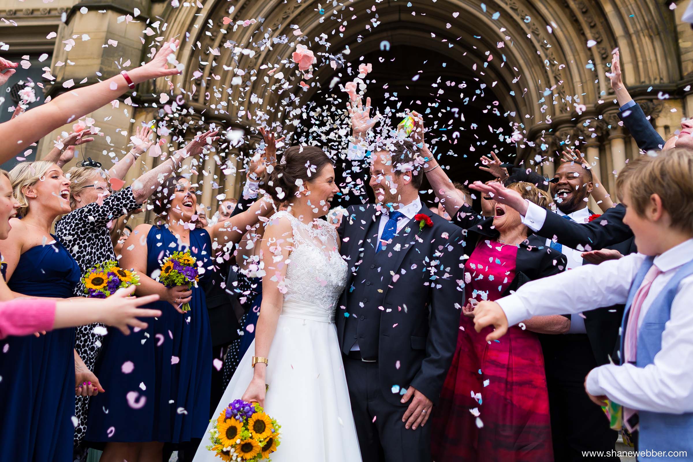Confetti Wedding Photo Manchester