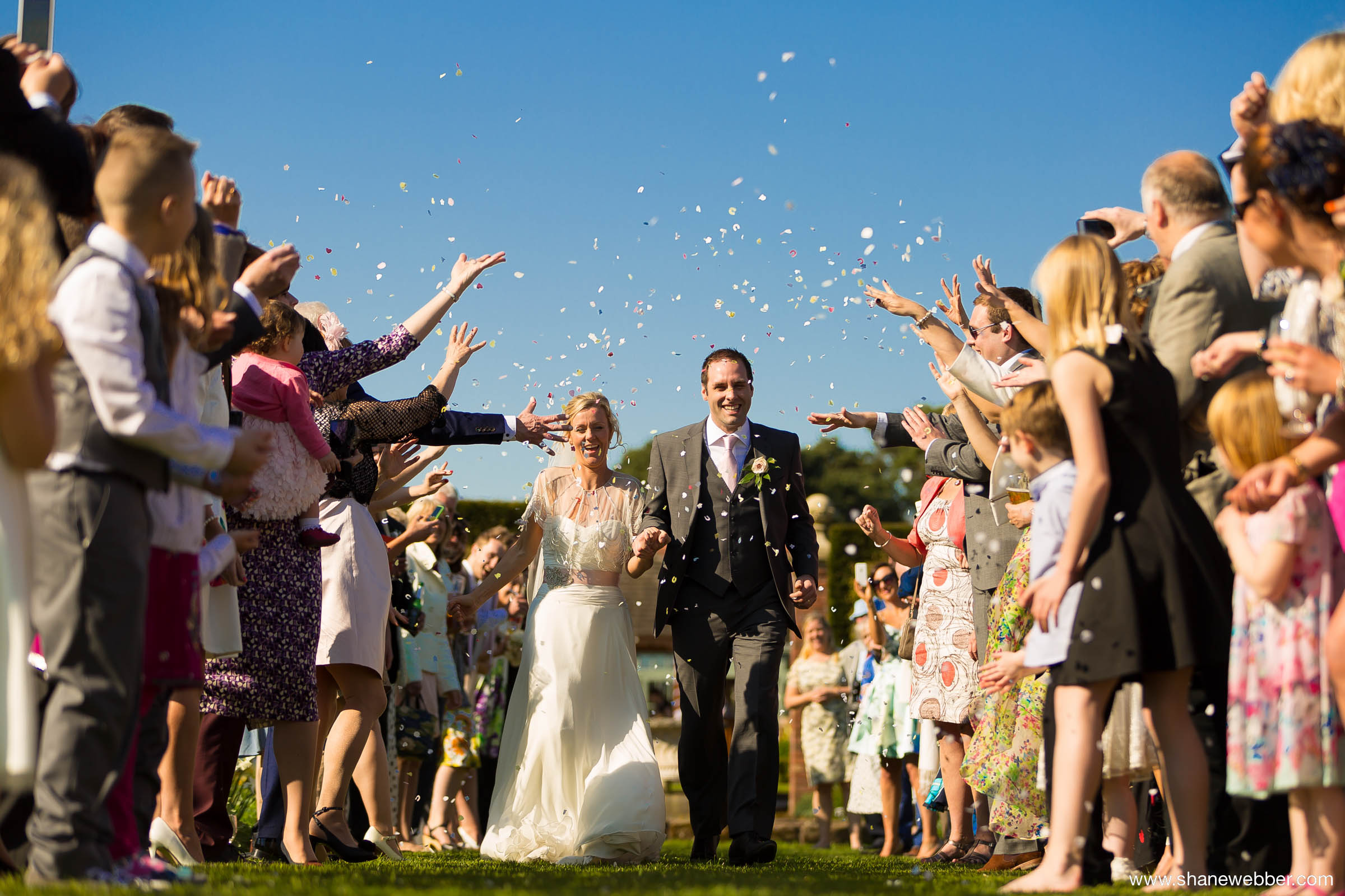 Colourful summer wedding photography
