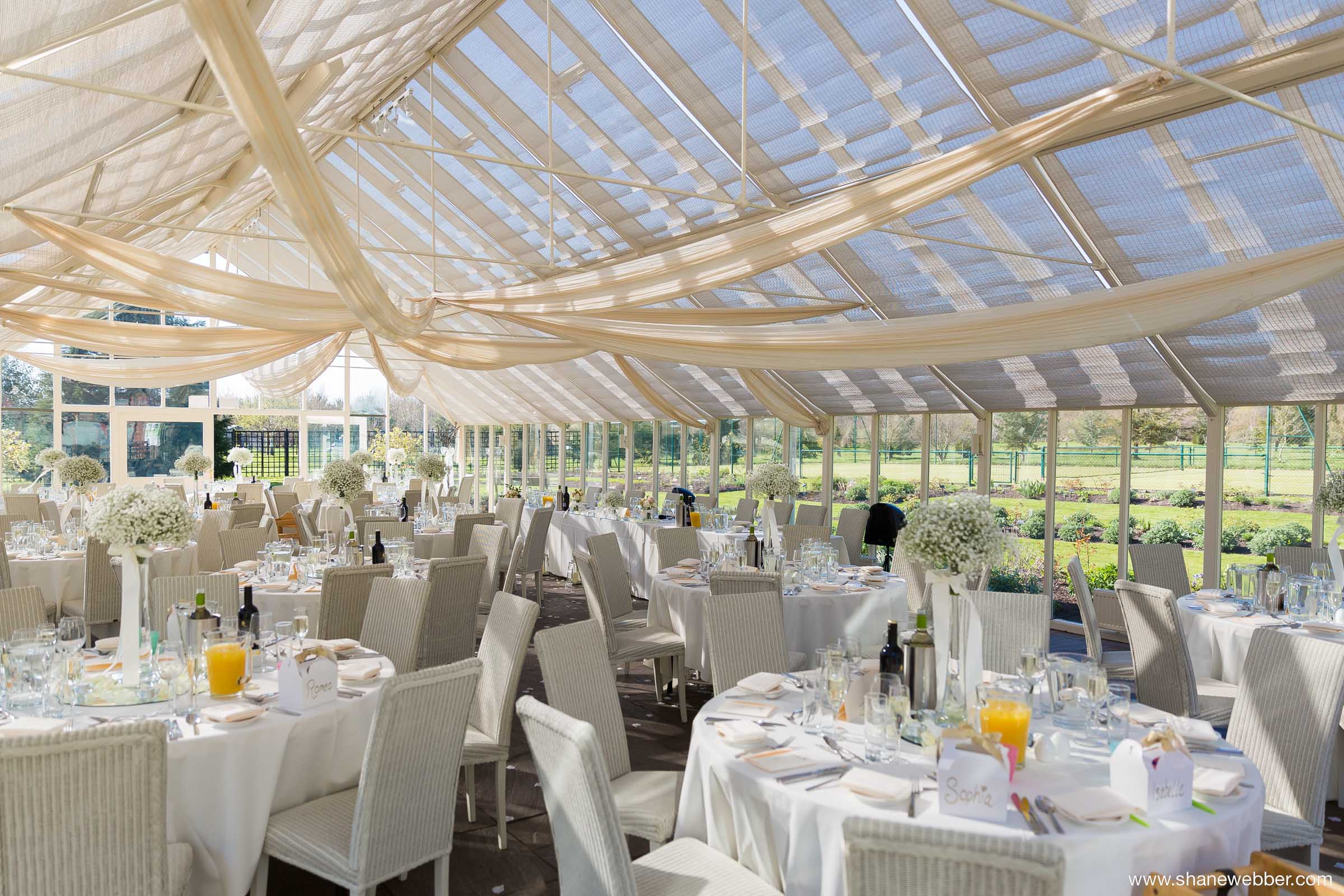 Abbeywood Estate Wedding Reception Conservatory 
