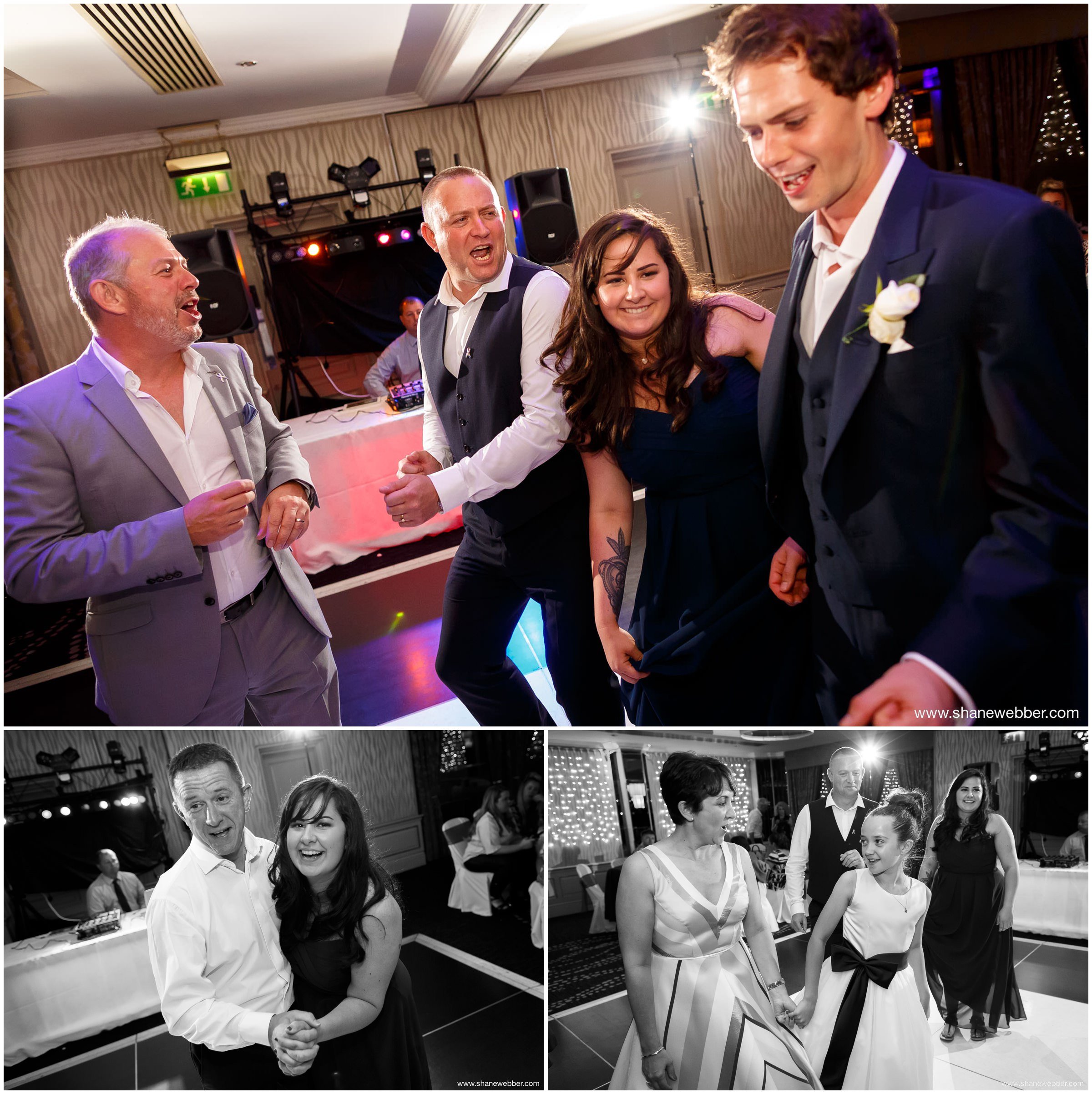 Guests enjoying themselves on the dance floor