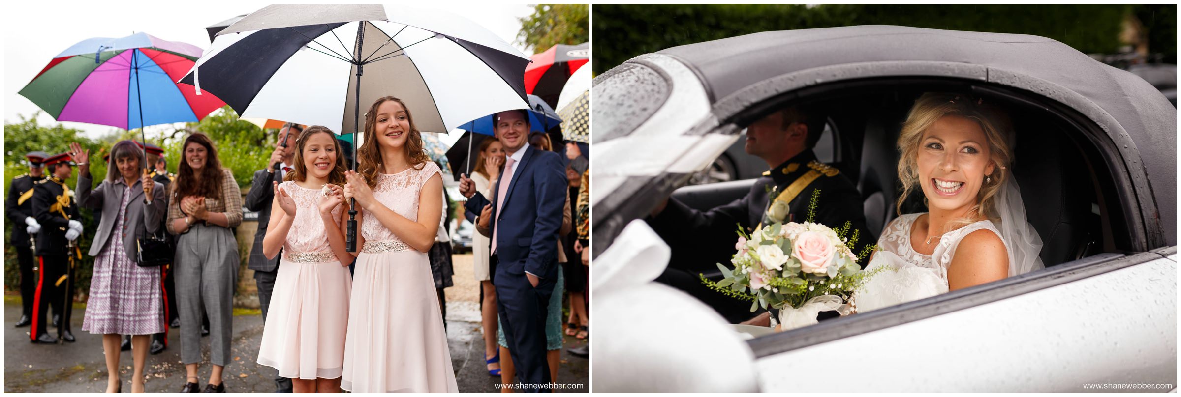 Rainy wedding pictures