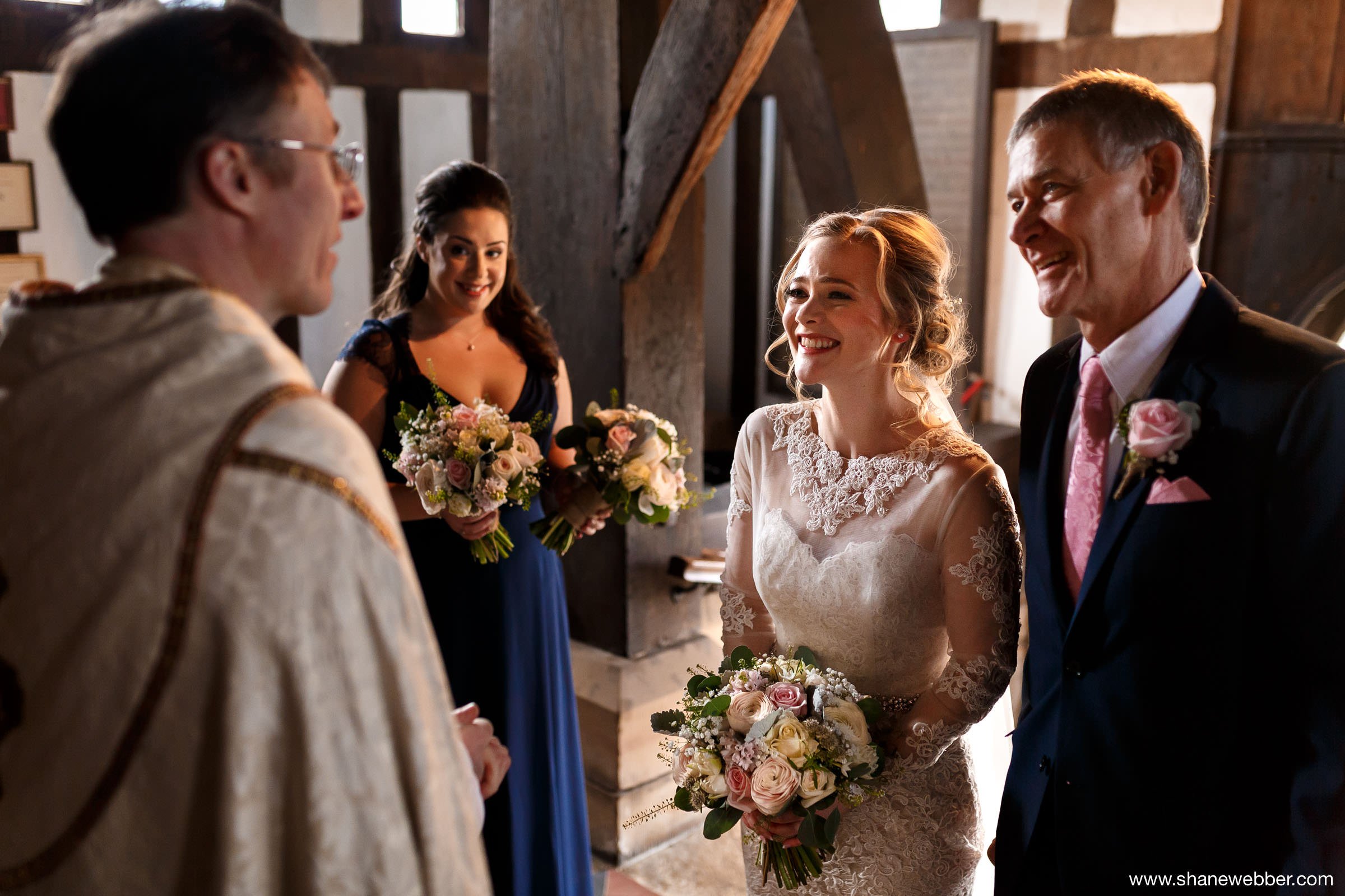 Bride before getting married