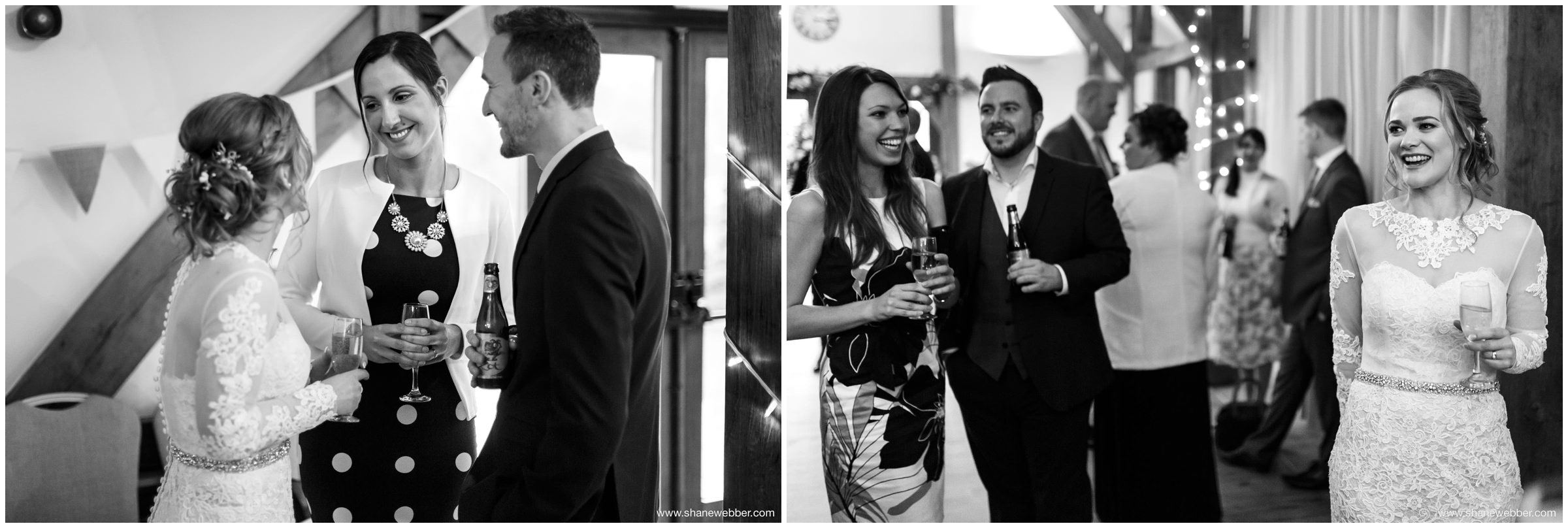 Black and white winter wedding photography 