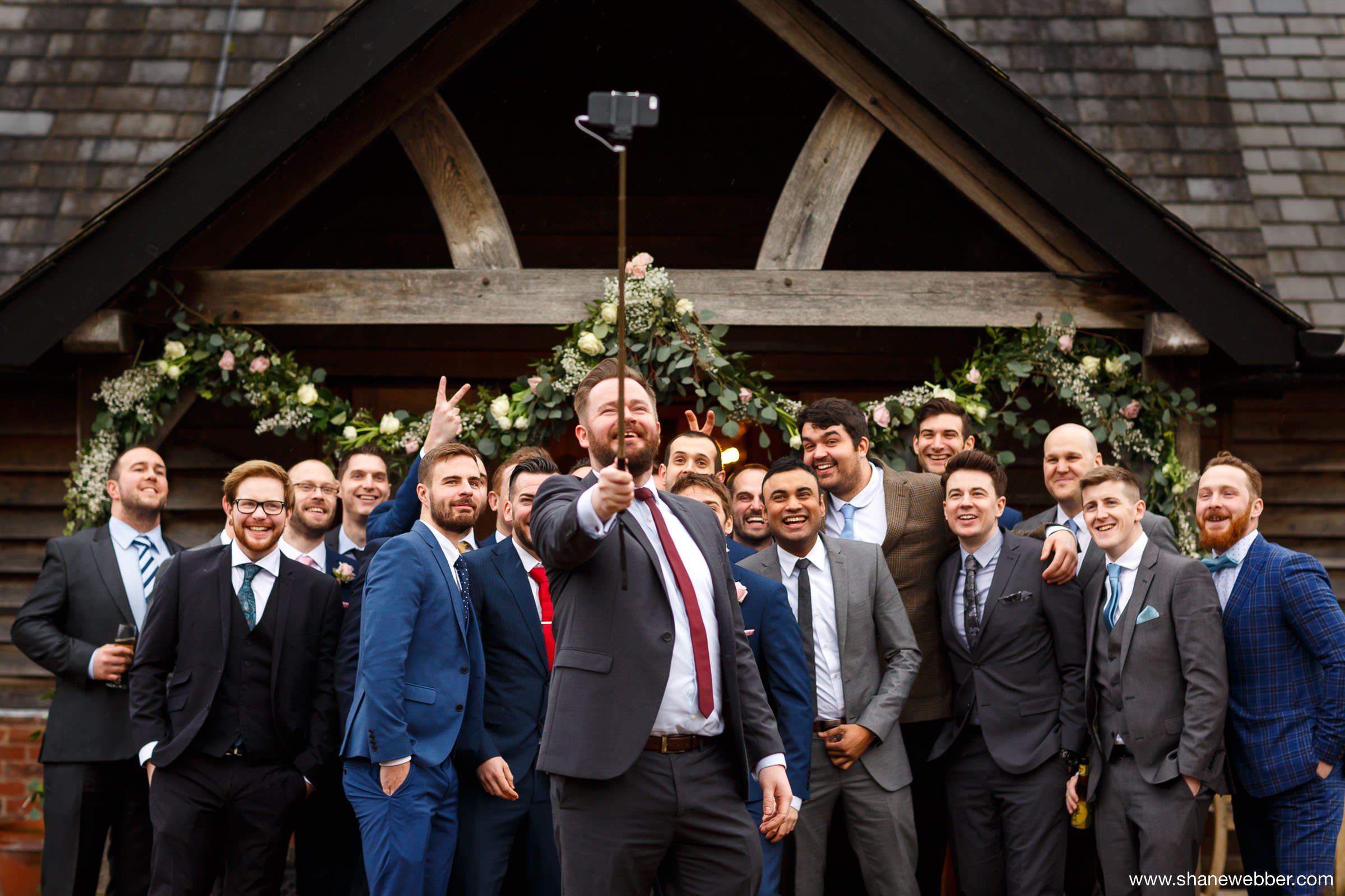 Selfie wedding photo