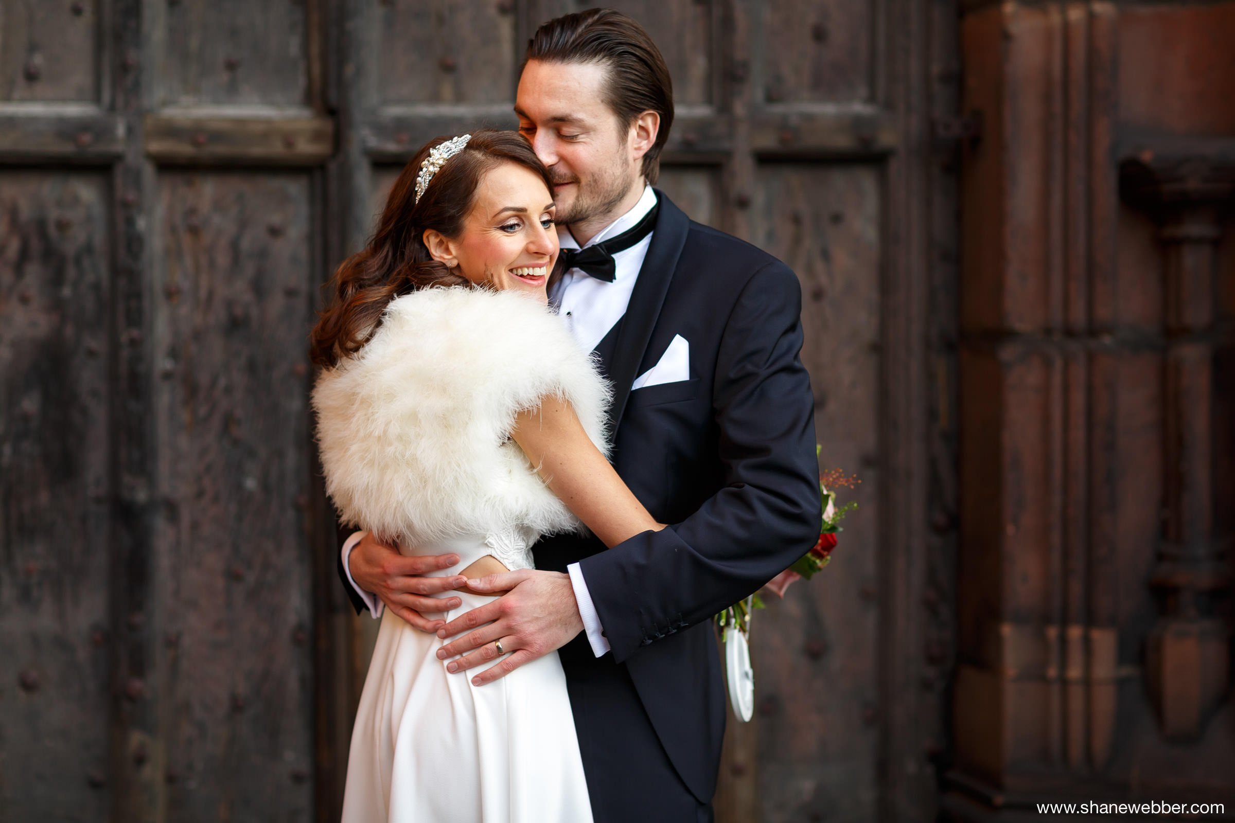 Bride and groom portrait