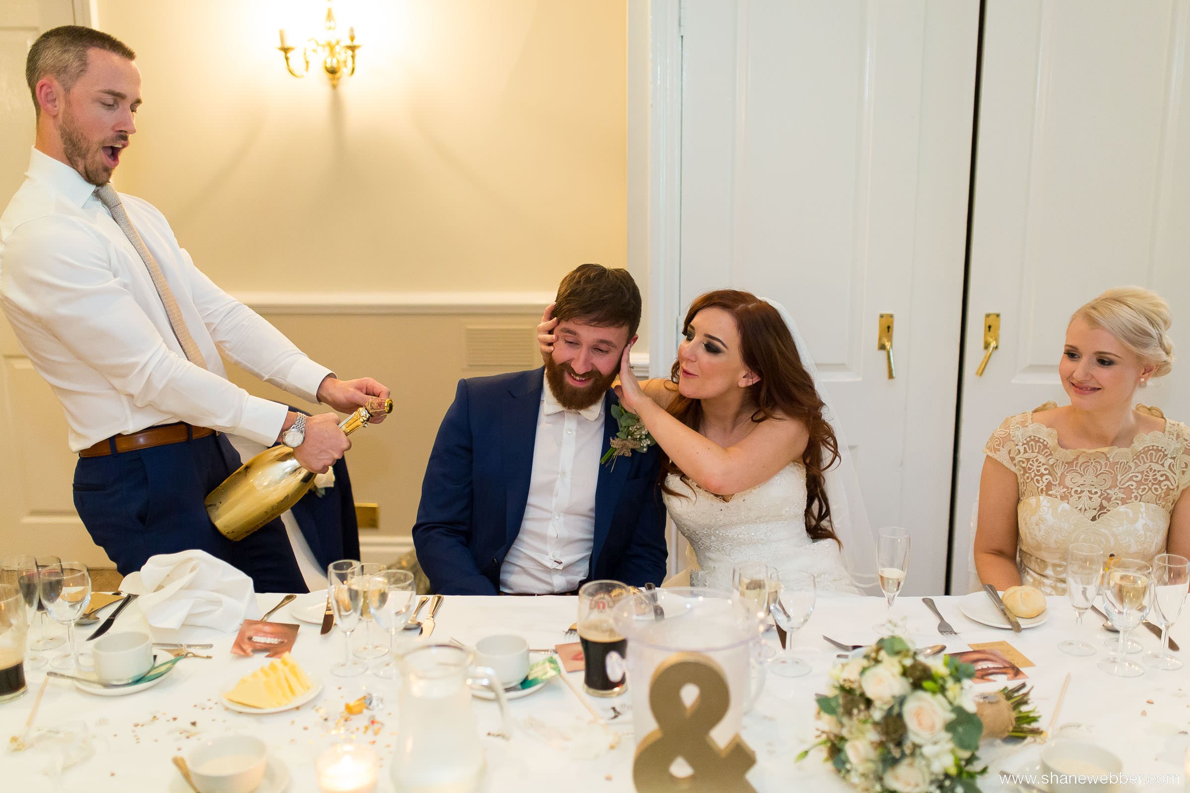 Silly bride and groom picture