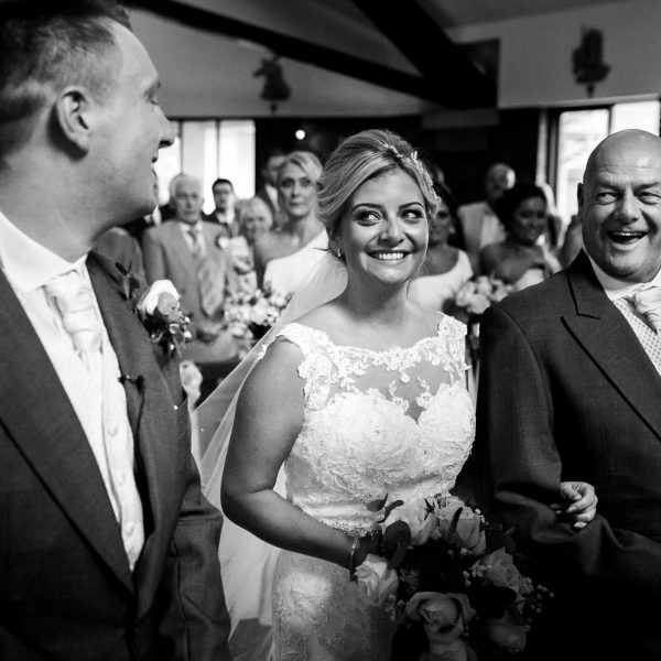 Father of the bride wedding photo