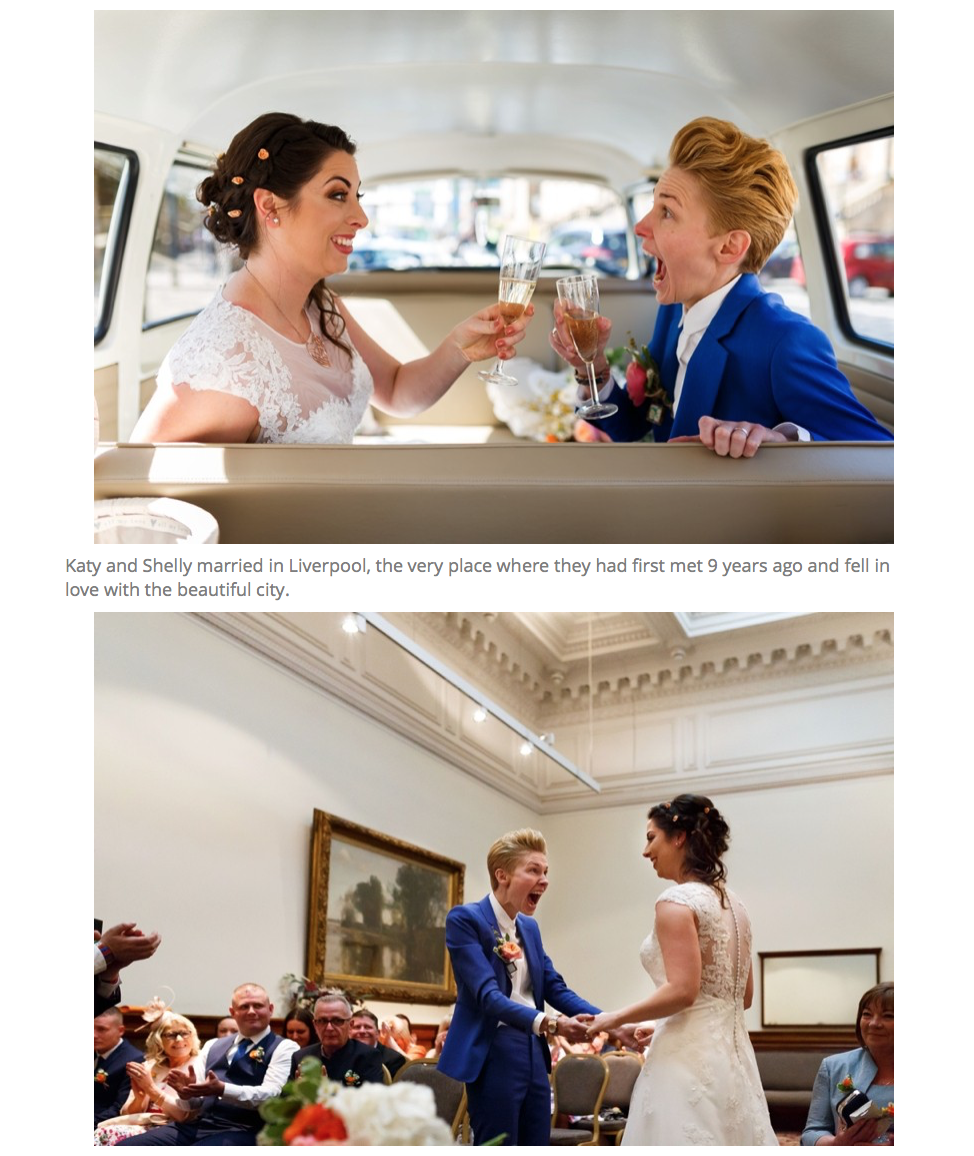 Bespoke brides wedding feature