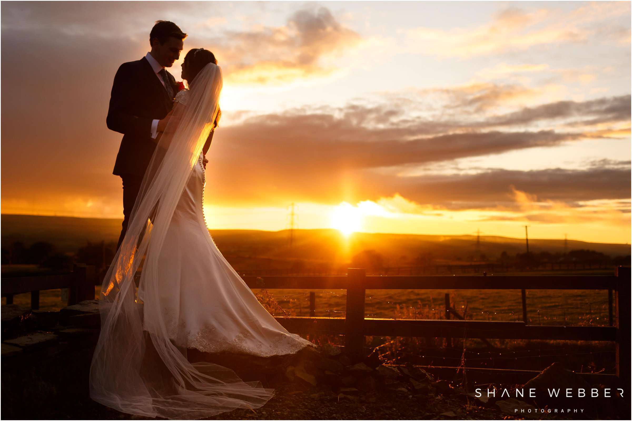 sunset wedding photography 