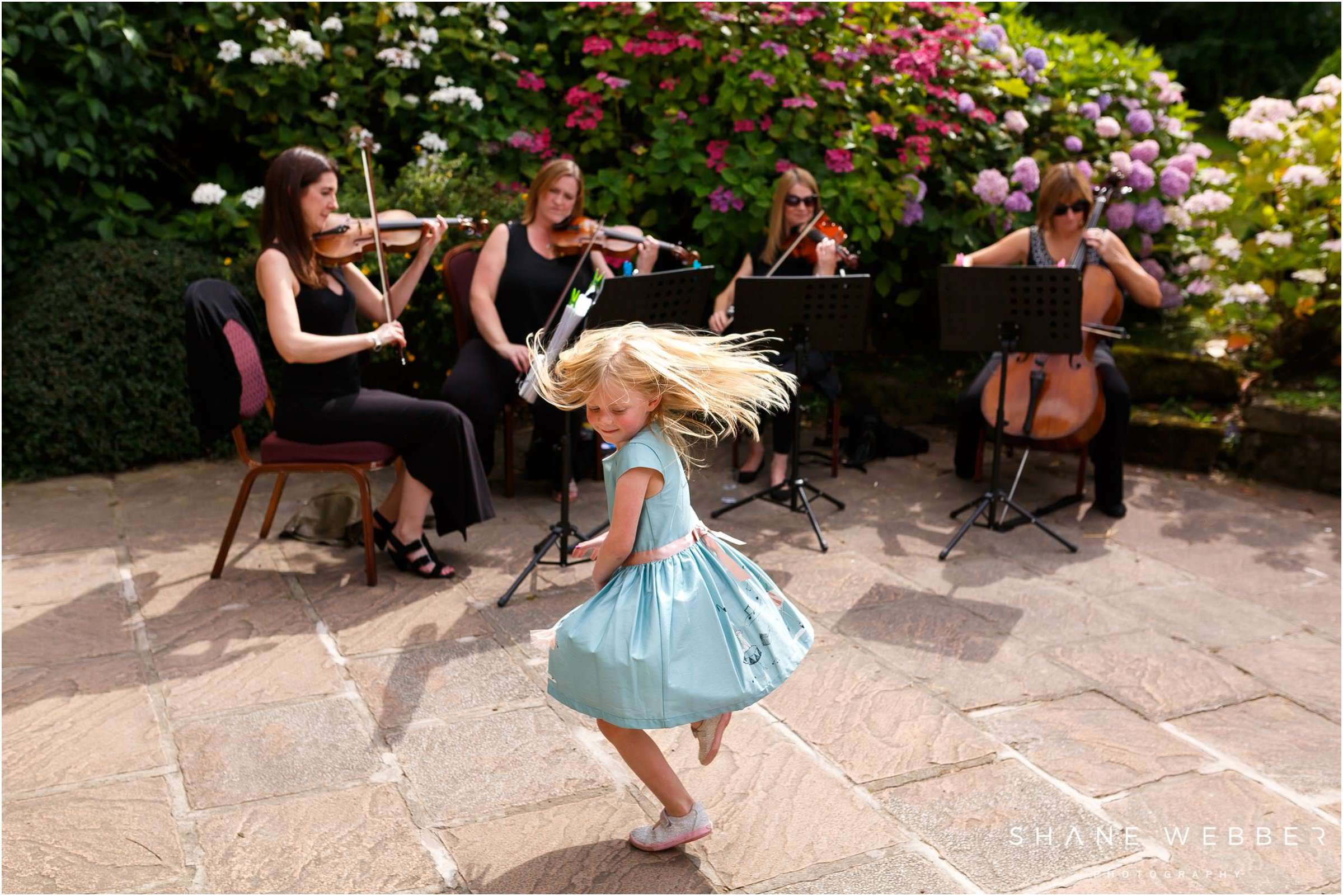 girl dancing at wedding