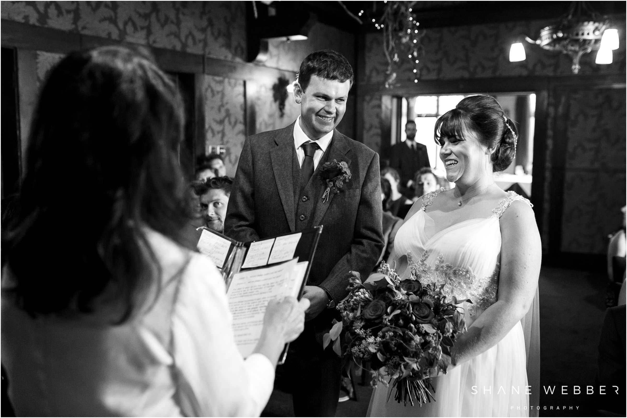 bride and groom at the aisle picture 