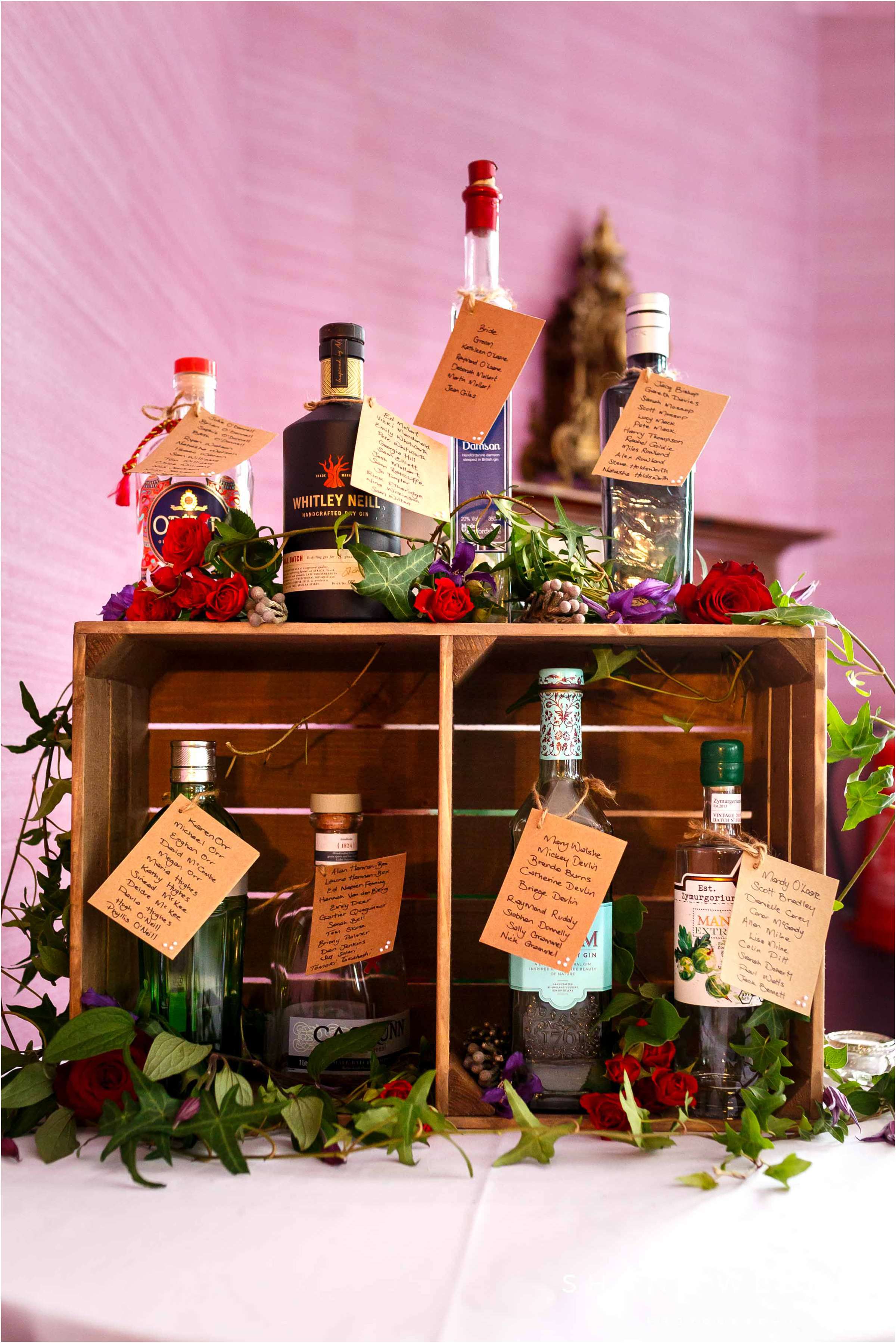 gin table plan