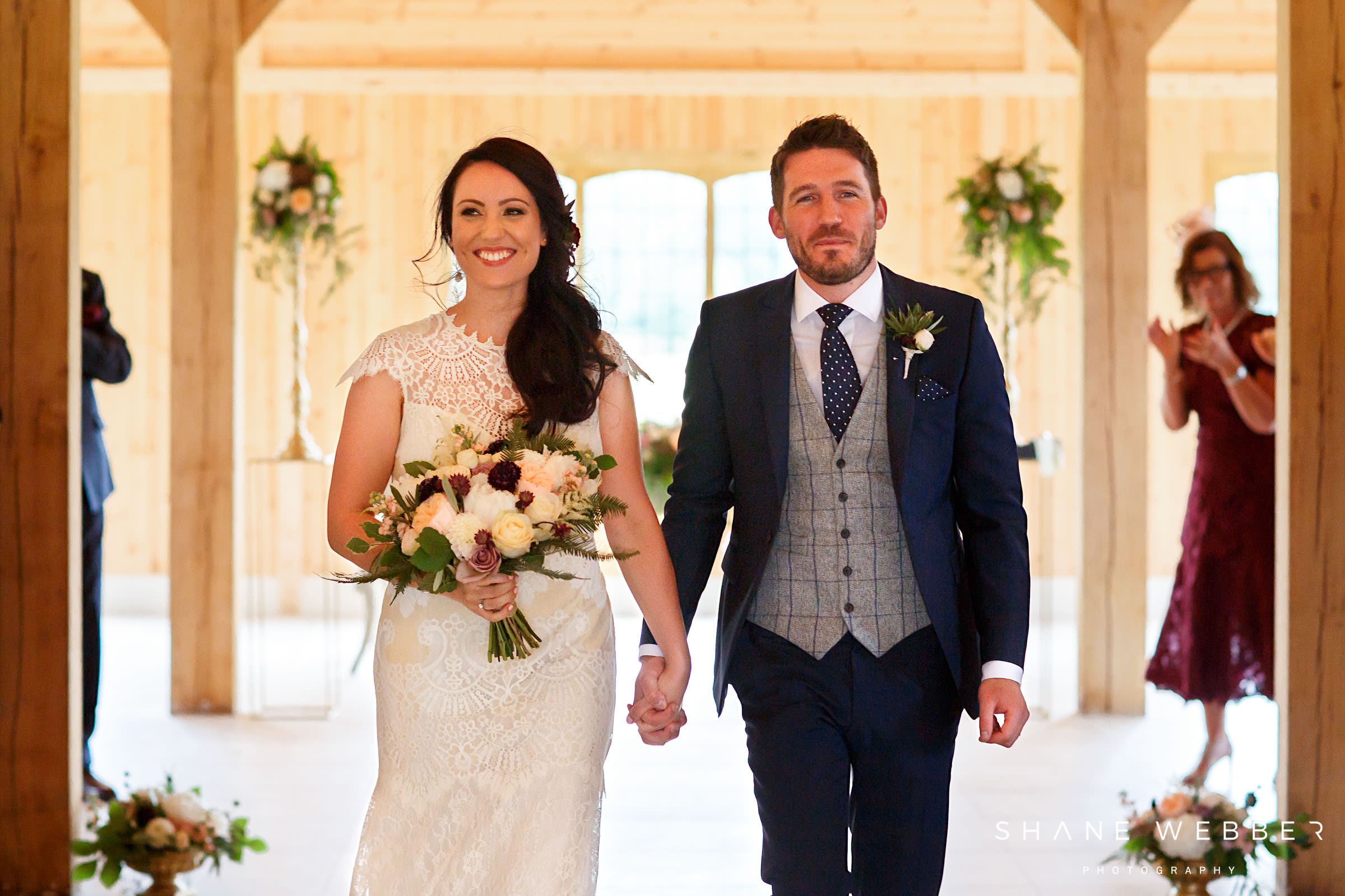 just married bride and groom merrydale manor