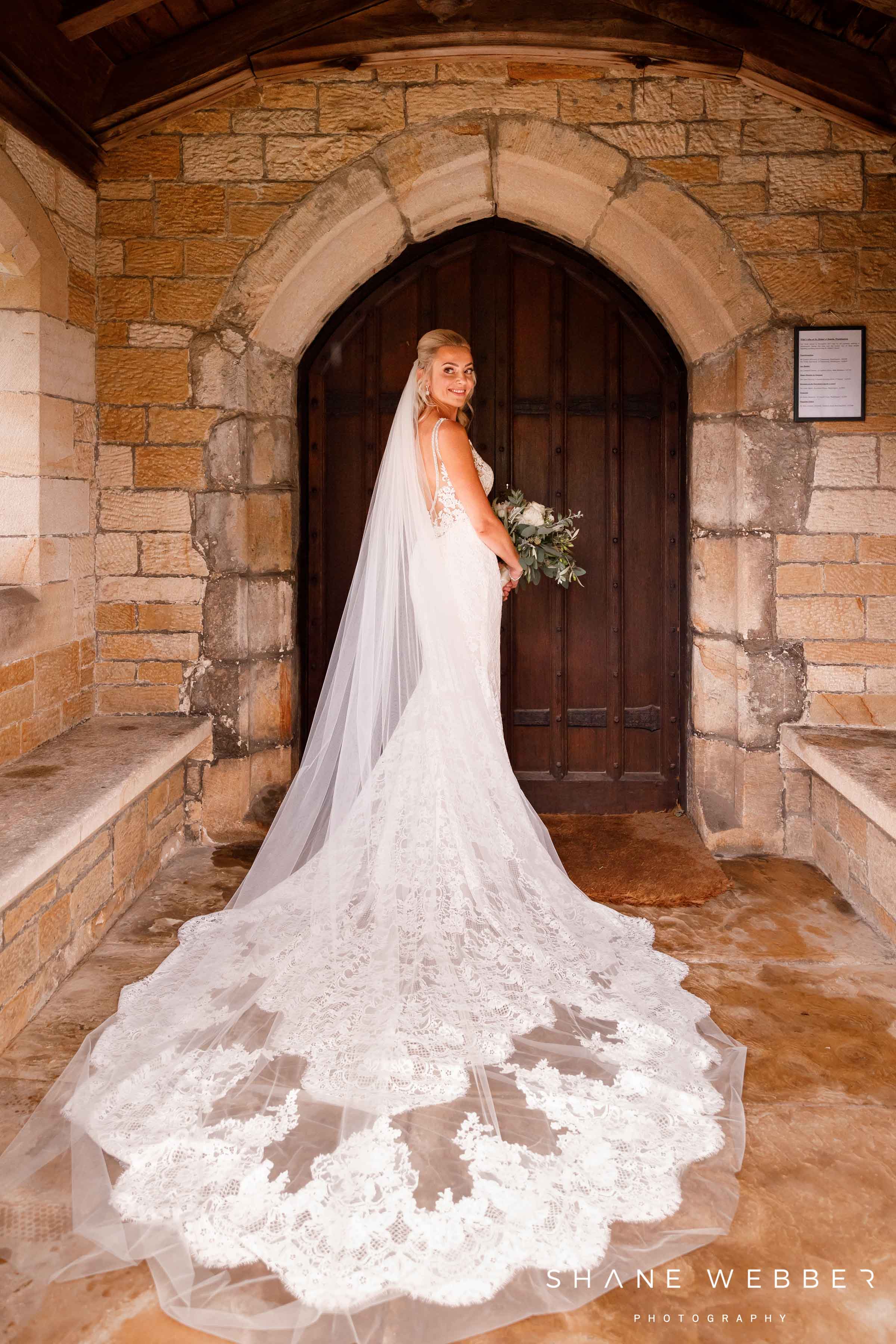 Enzoani bridal gown photo browsholme hall